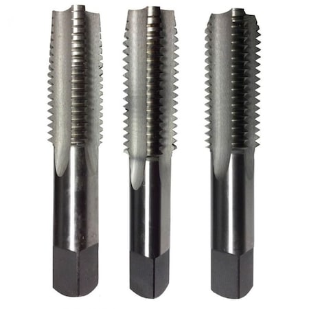 TAP AMERICA Hand Tap Set, Series TA, Imperial, 540 Size, 3 Flutes, Right Hand Cutting Direction, BottomingP T/A54191